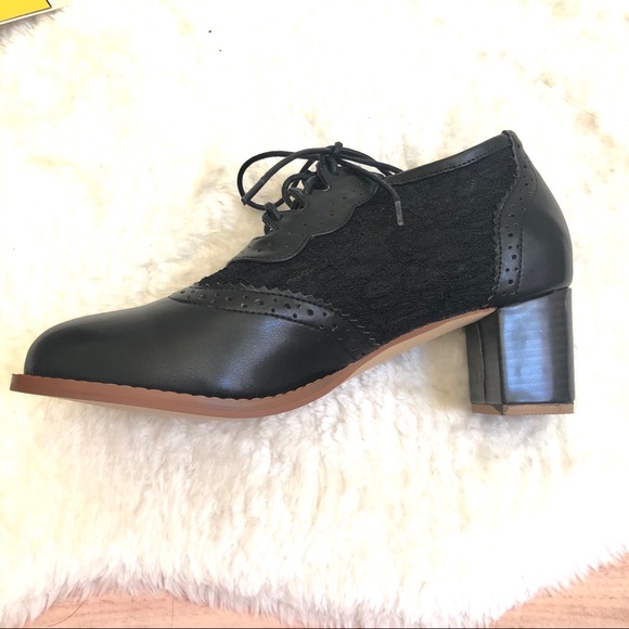 SOLD❤️ Size 9.5 Lace PU Casual Oxford Shoes - Picture 11 of 11